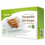 Torpedos formos krevetės džiūvėsėliuose SEACON, 1 kg