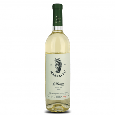 Baltasis sausas vynas MANAVI MARNAVELI 2021, 750 ml