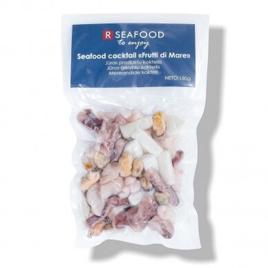 Jūros gėrybių kokteilis "Frutti di Mare" R SEAFOOD, 180 g