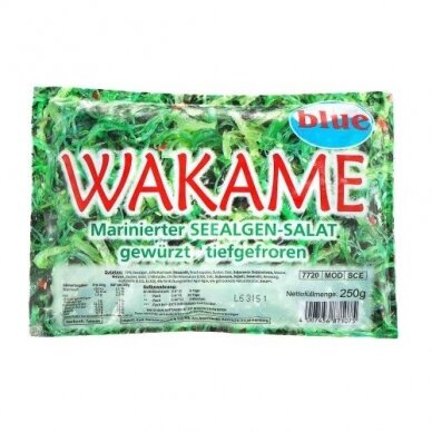 Jūros žolių salotos "Wakame" BLUE, 250 g