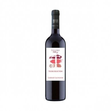 Raudonas vynas TELEKI SELECTION CABERNET SAUVIGNON 2021, 750 ml