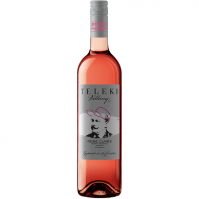 Rožinis sausas vynas TELEKI VILLÁNYI ROSÉ CUVÉE 2023, 12,5%, 750 ml