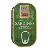 Sardinės aštriame alyvuogių aliejuje BON APPETIT, 120 g