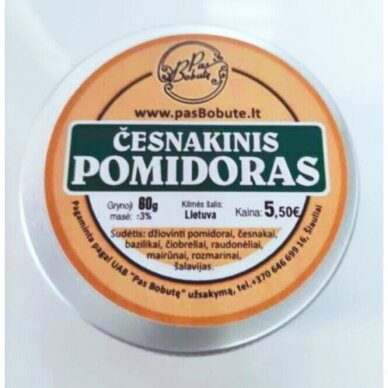 Prieskonių mišinys "Česnakinis pomidoras" PAS BOBUTĘ 1