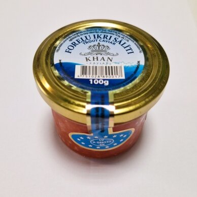 Upėtakio ikrai KHAN CAVIAR, 100 g 1