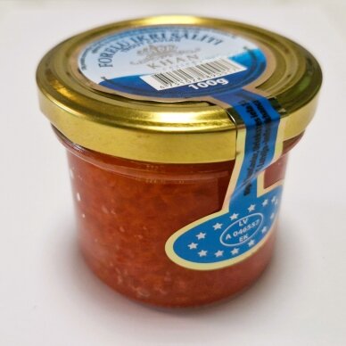 Upėtakio ikrai KHAN CAVIAR, 100 g