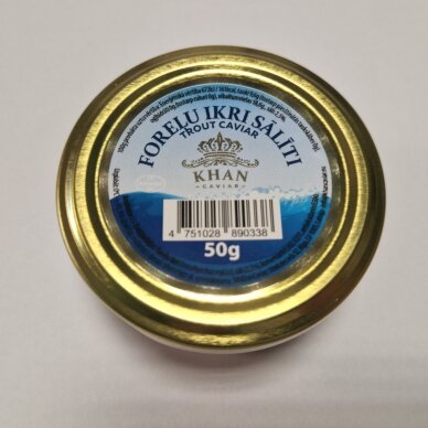 Upėtakio ikrai KHAN CAVIAR, 50 g 1