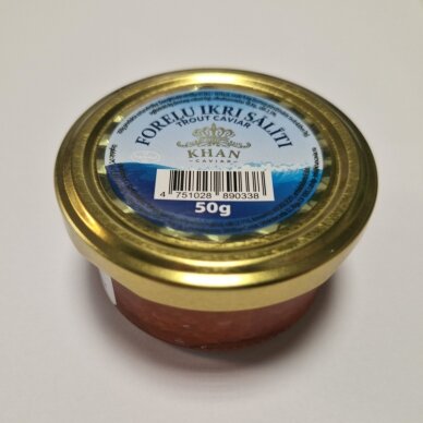 Upėtakio ikrai KHAN CAVIAR, 50 g